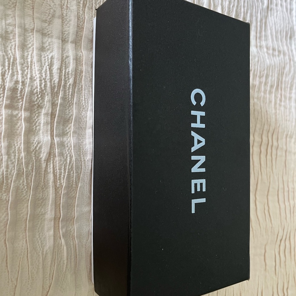 CHANEL Black Box with White Logo